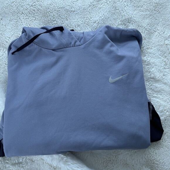 Nike Running Therma Fit Pullover Hoodie Size XL Purple‎ Women's Loose Fit - Picture 1 of 6